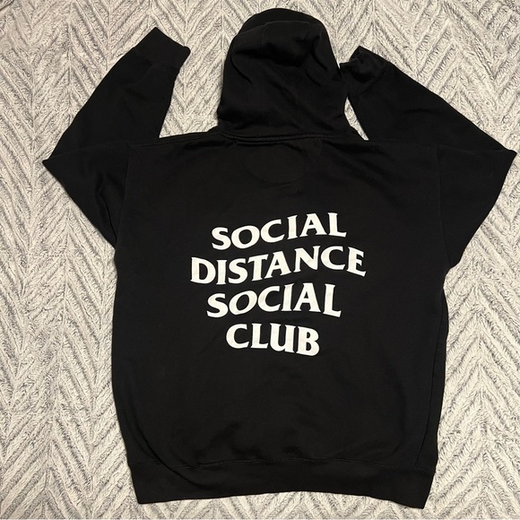 その他 socialdistance Shirts | Social Distance Social Club Hoodie Hooded Sweatshirt